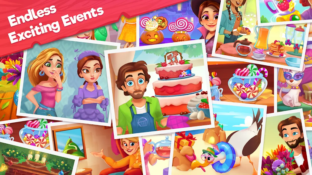 Download Delicious B&B: Decor & Match 3 [MOD Unlocked] latest version 2.1.5 for Android