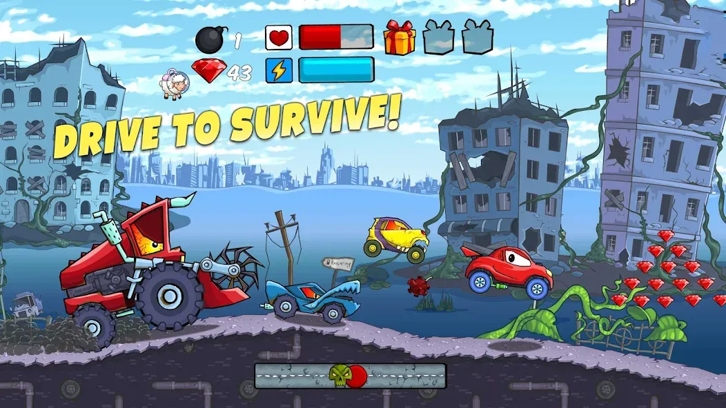 Download Car Eats Car - Apocalypse Race [MOD Menu] latest version 1.2.2 for Android