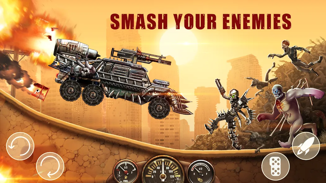 Download Zombie Hill Racing: Earn Climb [MOD Unlocked] latest version 2.5.1 for Android