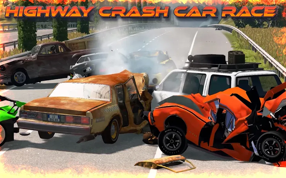 Download Highway Crash Car Race [MOD Unlimited money] latest version 2.5.4 for Android