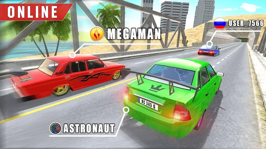 Download Real Cars Online Racing [MOD Unlocked] latest version 0.8.9 for Android