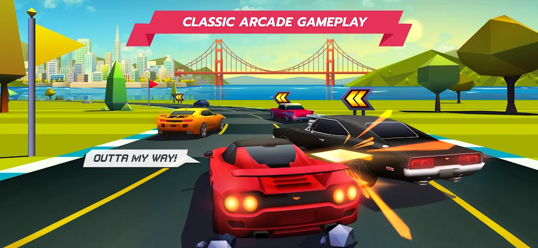 Download Horizon Chase – Arcade Racing [MOD MegaMod] latest version 1.3.6 for Android
