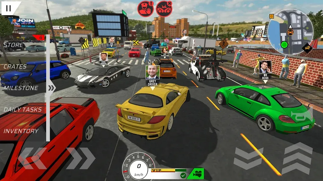 Download Car Drivers Online: Fun City [MOD Unlimited coins] latest version 2.2.7 for Android