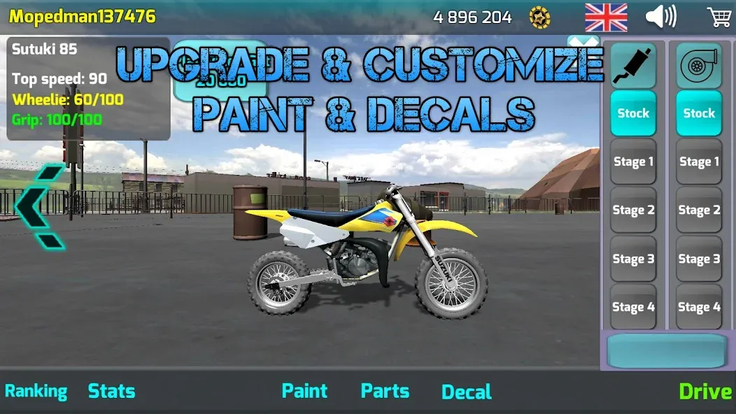 Download Wheelie King 4 - 3D Challenge [MOD Unlocked] latest version 1.4.1 for Android