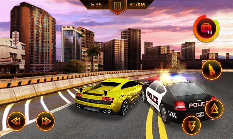Download Police Car Chase [MOD Unlocked] latest version 0.3.5 for Android