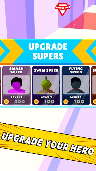 Download Superhero Race! [MOD Unlimited money] latest version 2.8.5 for Android