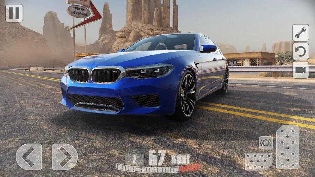 Download City Racer BMW M5 Parking Area [MOD MegaMod] latest version 2.7.2 for Android