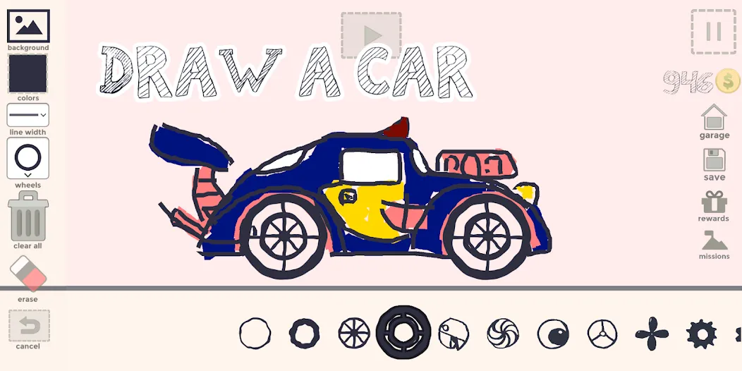 Download Draw Your Car - Create Build a [MOD Unlocked] latest version 2.7.6 for Android