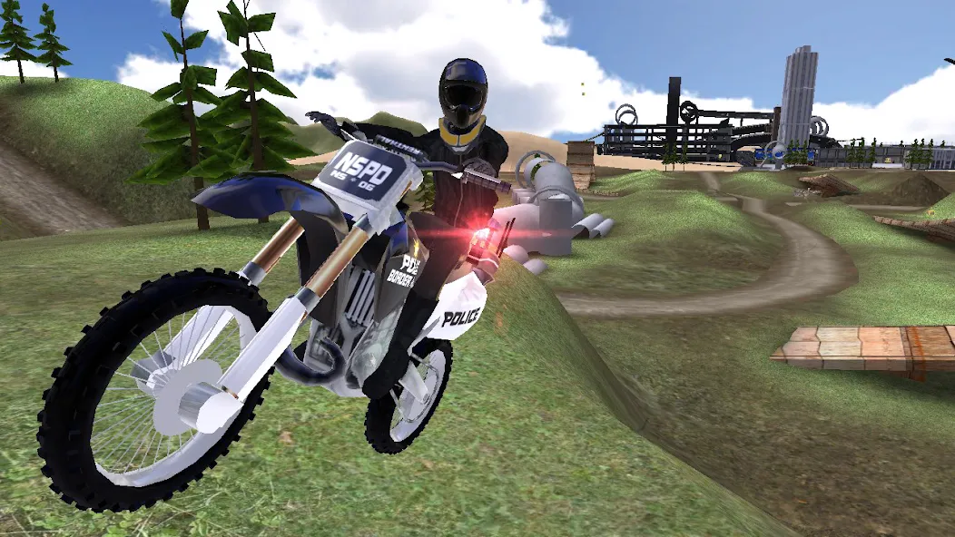 Download Police Bike Traffic Rider [MOD MegaMod] latest version 0.7.8 for Android