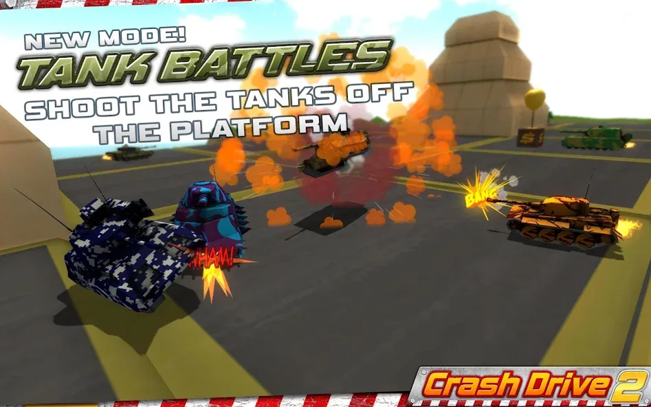 Download Crash Drive 2: 3D racing cars [MOD Unlimited money] latest version 2.8.9 for Android