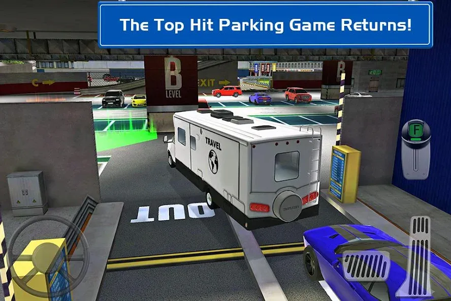 Download Multi Level 7 Car Parking Sim [MOD Menu] latest version 2.6.4 for Android