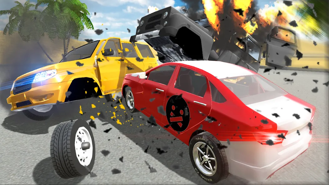 Download Russian Cars: Crash Simulator [MOD Unlimited money] latest version 0.7.8 for Android