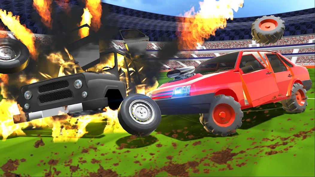 Download Russian Cars: Crash Simulator [MOD Unlimited money] latest version 0.7.8 for Android