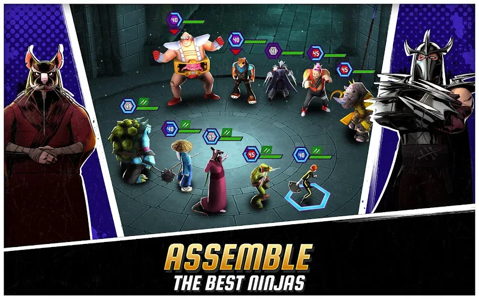 Download Ninja Turtles: Legends [MOD MegaMod] latest version 0.9.2 for Android