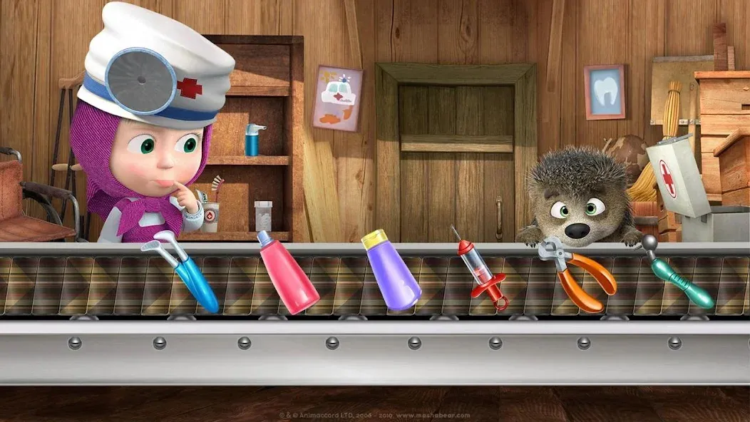 Download Masha and the Bear: Dentist [MOD Unlimited coins] latest version 2.1.1 for Android