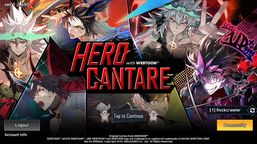 Download Hero Cantare with WEBTOON™ [MOD Unlimited money] latest version 2.3.4 for Android