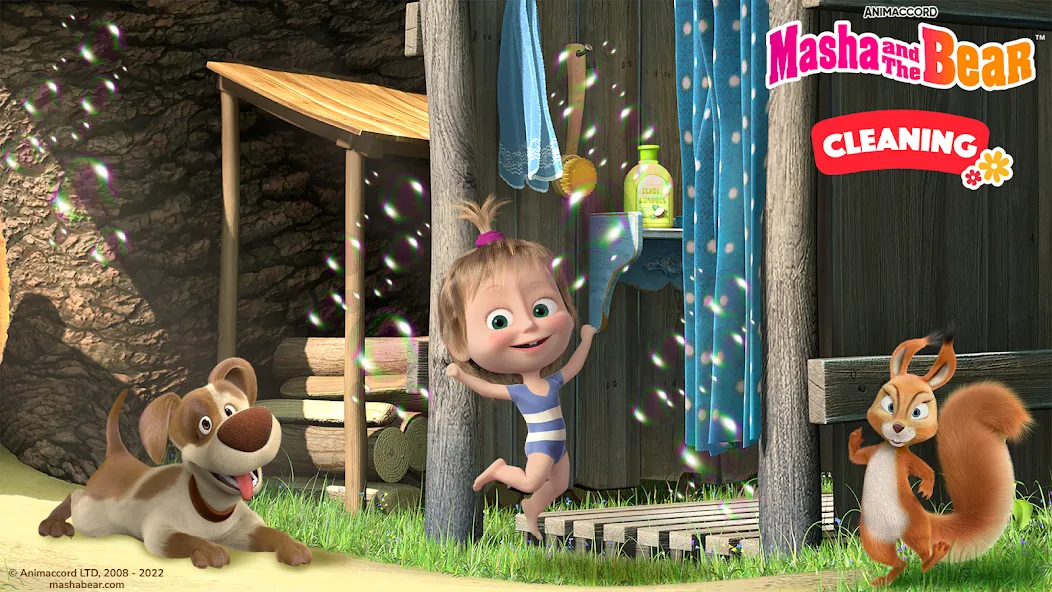 Download Masha and the Bear: Cleaning [MOD Unlimited money] latest version 0.6.8 for Android