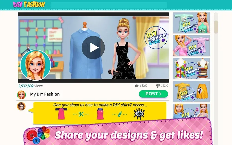 Download DIY Fashion Star - Doll Game [MOD Unlocked] latest version 0.2.4 for Android