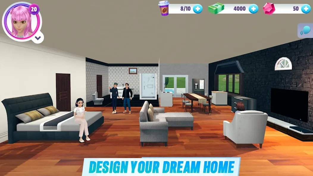 Download Virtual Sim Story: Home & Life [MOD MegaMod] latest version 0.9.8 for Android