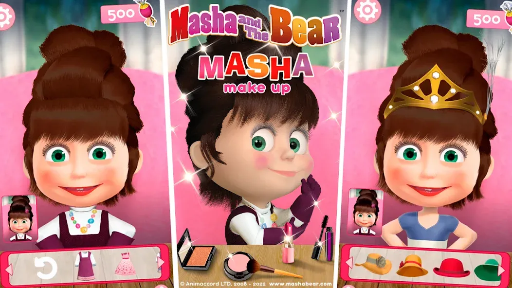 Download Masha and the Bear: Salon Game [MOD Unlimited money] latest version 1.3.8 for Android