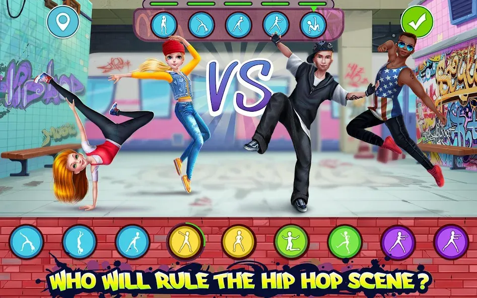 Download Hip Hop Battle - Girls vs Boys [MOD Unlimited money] latest version 2.4.3 for Android
