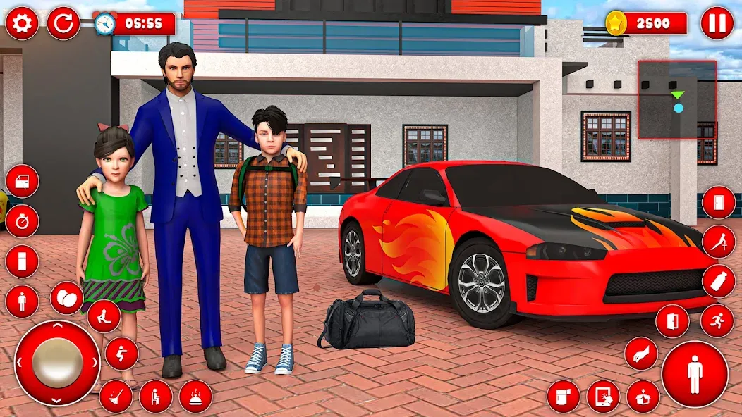 Download Virtual Single Dad Simulator [MOD MegaMod] latest version 2.8.1 for Android