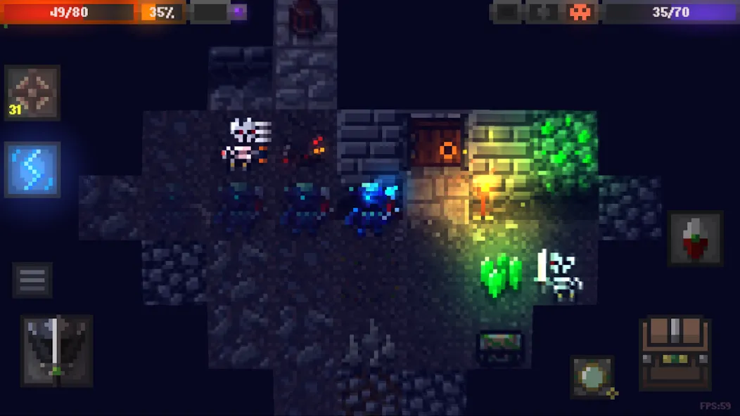 Download Caves (Roguelike) [MOD Unlocked] latest version 0.6.4 for Android