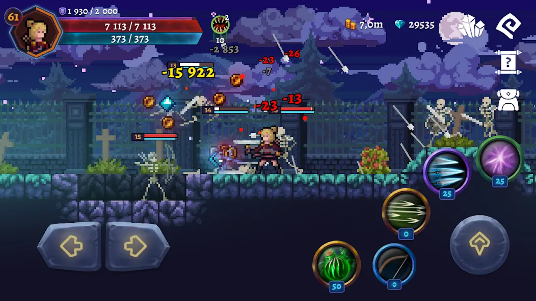 Download Darkrise - Pixel Action RPG [MOD Unlimited coins] latest version 2.6.5 for Android