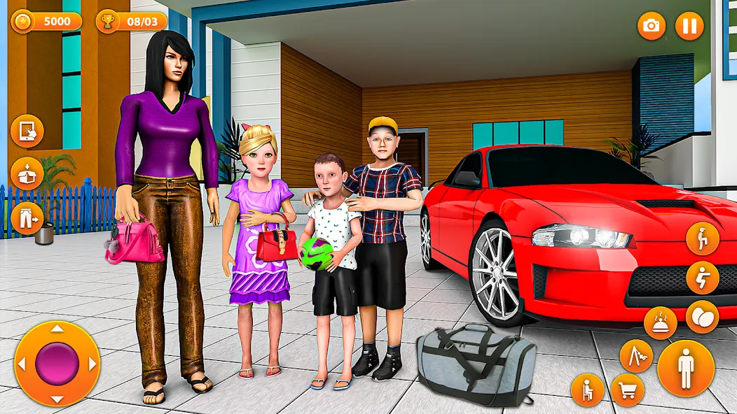 Download Single Mom Sim Mother Games [MOD Menu] latest version 0.3.4 for Android