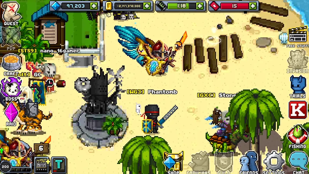 Download Bit Heroes Quest: Pixel RPG [MOD MegaMod] latest version 0.9.7 for Android