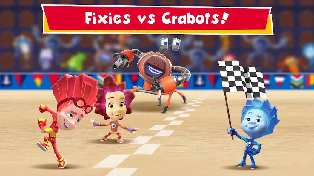 Download Fixies vs Crabots: Cool Game! [MOD Menu] latest version 2.5.8 for Android