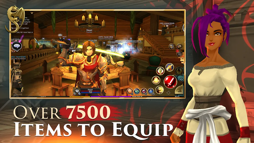 Download AdventureQuest 3D MMO RPG [MOD MegaMod] latest version 1.9.5 for Android
