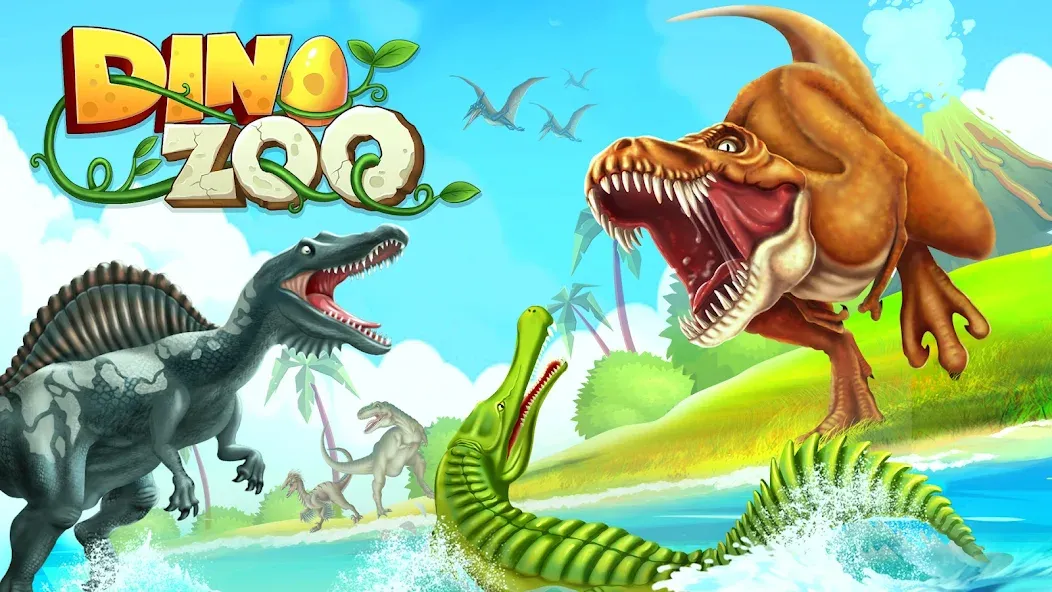 Download Dino World - Jurassic Dinosaur [MOD MegaMod] latest version 2.3.1 for Android