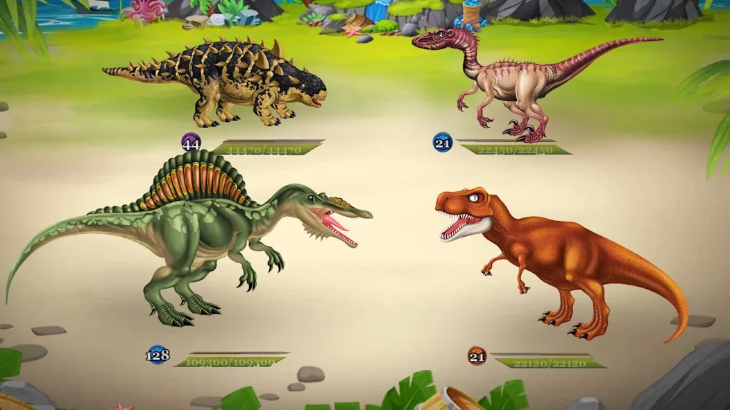 Download Dino World - Jurassic Dinosaur [MOD MegaMod] latest version 2.3.1 for Android
