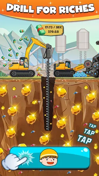 Download Idle Miner Gold Clicker Games [MOD Unlimited coins] latest version 0.5.2 for Android