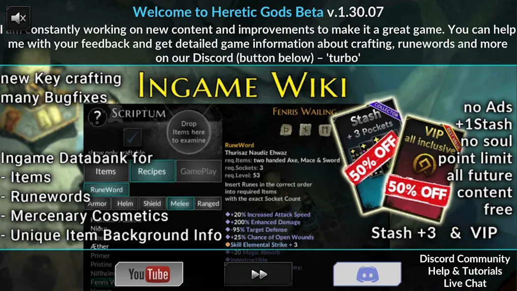 Download HERETIC GODS [MOD Unlocked] latest version 0.9.3 for Android