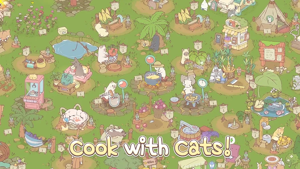 Download Cats & Soup - Cute Cat Game [MOD MegaMod] latest version 2.3.2 for Android