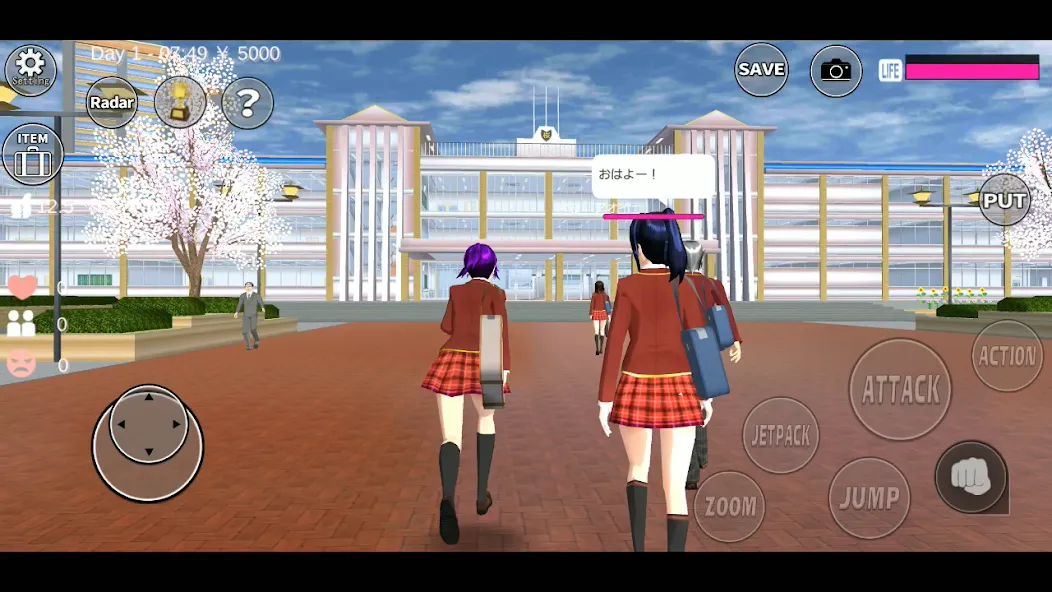 Download SAKURA School Simulator [MOD Unlimited money] latest version 0.1.8 for Android