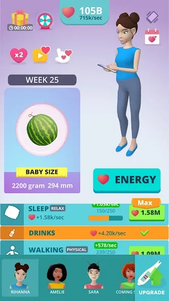 Download Baby & Mom 3D - Pregnancy Sim [MOD MegaMod] latest version 1.8.8 for Android
