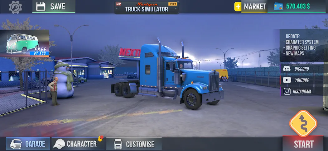 Download Nextgen: Truck Simulator Drive [MOD Unlimited money] latest version 0.6.5 for Android