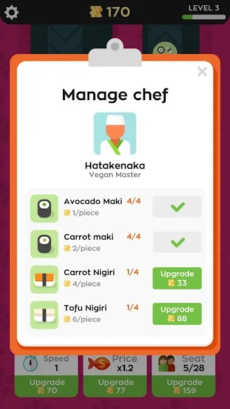 Download Sushi Bar Idle [MOD MegaMod] latest version 2.5.6 for Android