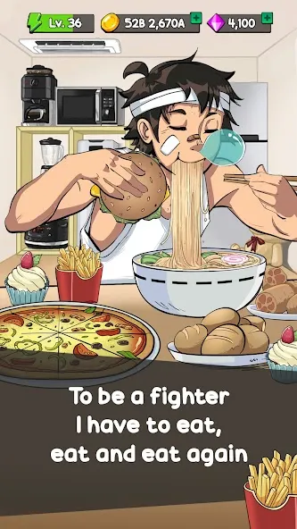Download Food Fighter Clicker Games [MOD Unlimited money] latest version 0.6.8 for Android