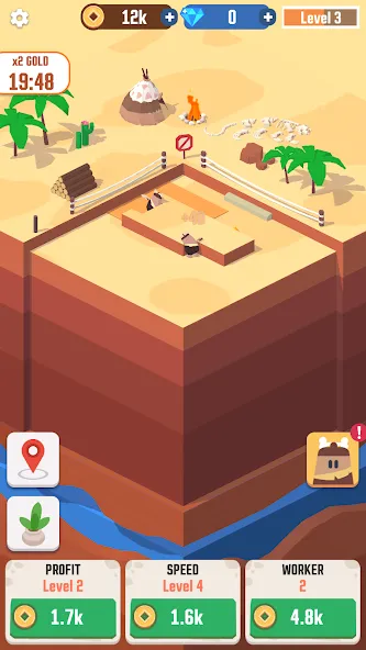 Download Idle Digging [MOD Menu] latest version 1.3.8 for Android
