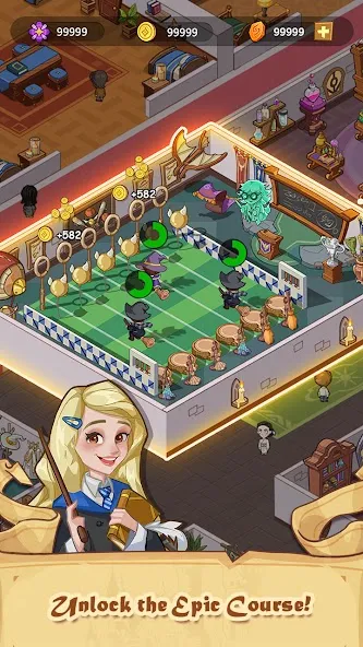 Download Idle Magic School [MOD MegaMod] latest version 0.7.6 for Android
