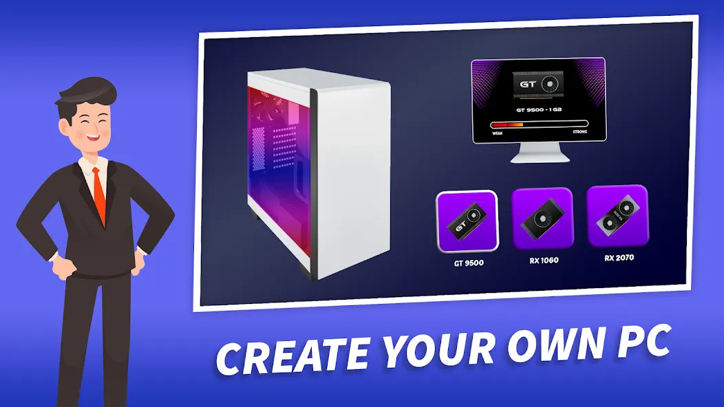 Download PC Building Simulator: Make PC [MOD Unlocked] latest version 2.5.8 for Android