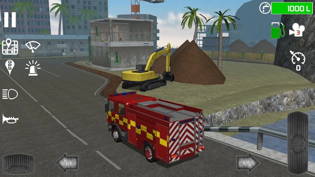 Download Fire Engine Simulator [MOD MegaMod] latest version 2.4.2 for Android