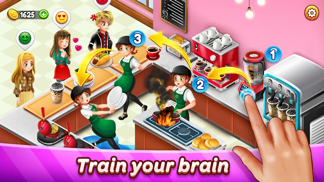 Download Cafe Panic: Cooking games [MOD MegaMod] latest version 2.4.2 for Android