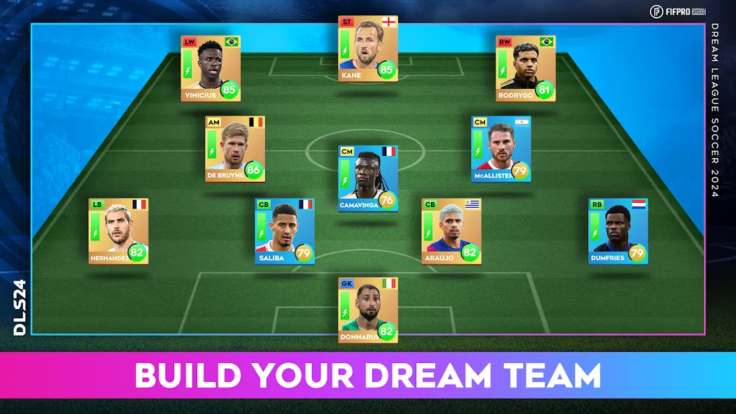 Download Dream League Soccer 2024 [MOD Menu] latest version 2.8.5 for Android