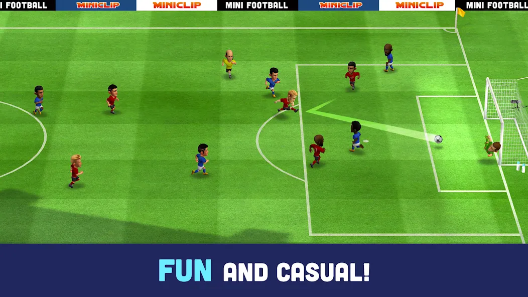 Download Mini Football - Mobile Soccer [MOD Unlimited money] latest version 1.7.5 for Android