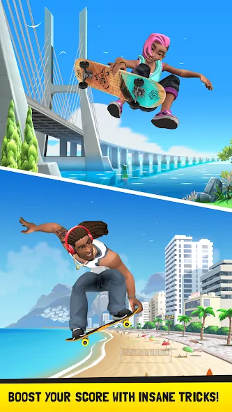 Download Flip Skater [MOD Unlimited money] latest version 0.1.1 for Android